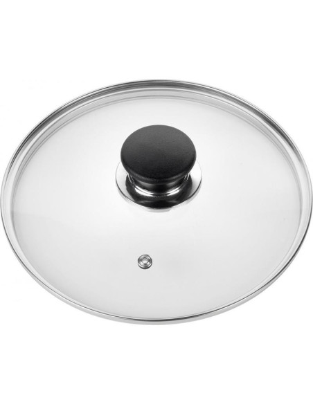 Garnek Ballarini Ferrara Z 2 Uchwytami I Pokrywką Granitowy 24 Cm Ferg25D.24D