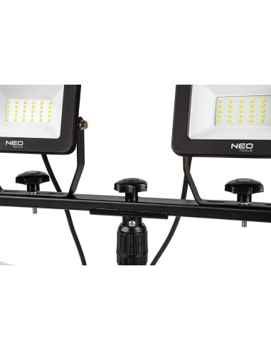 Reflektor Podwójny 2X50W Smd Led 8500Lm 230V Na Statywie 1.8M