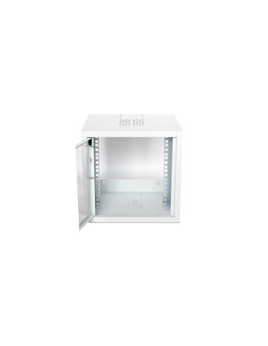 Digitus Cl-10 Szafa Sieciowa Wisząca 10" 6U Rack 315X300, Niedzielona, Przeszklone Drzwi, Złożona, 30Kg, Szara