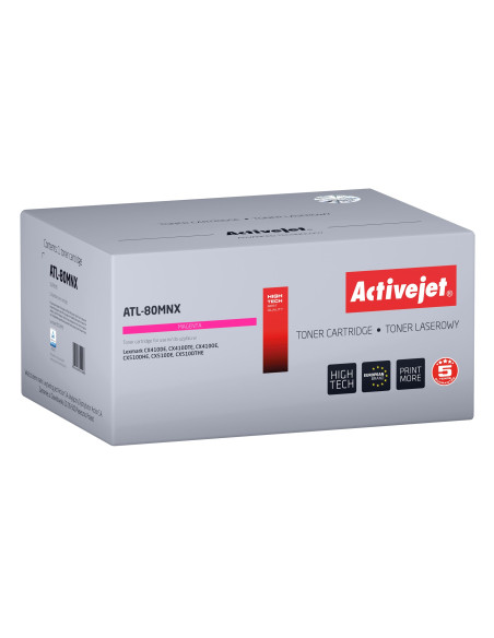 Activejet Toner Atl-80Mnx (Zamiennik Do Lexmark 80C2Hme, Supreme  3000 Stron  Czerwony)