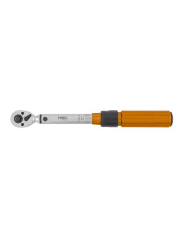 Klucz Dynamometryczny Dwukierunkowy Neo Tools 1/4", 5-25Nm, Zestaw 21 Szt.