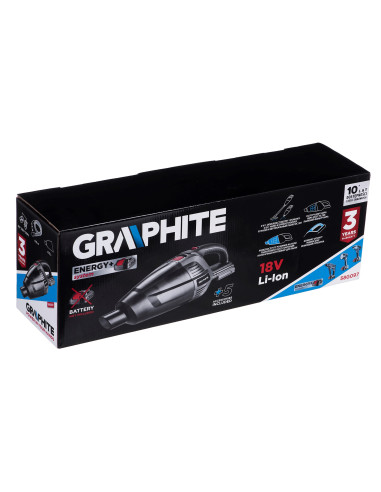 Odkurzacz Ręczny I Pionowy 2W1 Graphite Energy+ 18V