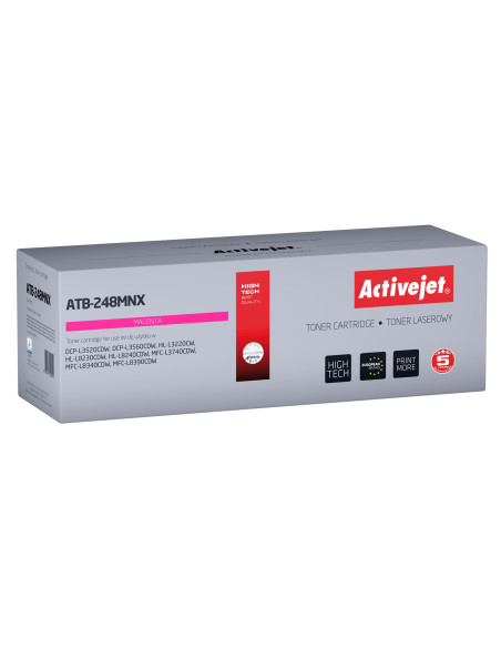 Activejet Atb-248Mnx Toner (Zamiennik Brother Tn248Xlm  Supreme  2300 Stron  Czerwony)