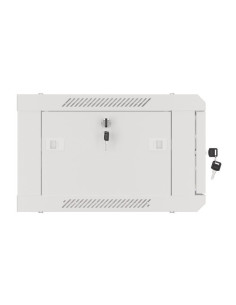 Szafa Jednosekcyjna Lanberg Wf01-6404-10S (4U  368Mm / 600Mm / 450 Mm  Wisząca  Szklane  19''  Kolor Szary)