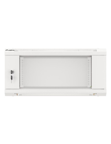 Szafa Jednosekcyjna Lanberg Wf01-6404-10S (4U  368Mm / 600Mm / 450 Mm  Wisząca  Szklane  19''  Kolor Szary)