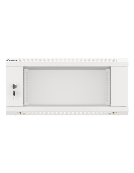 Szafa Jednosekcyjna Lanberg Wf01-6404-10S (4U  368Mm / 600Mm / 450 Mm  Wisząca  Szklane  19''  Kolor Szary)