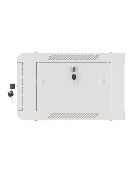 Szafa Jednosekcyjna Lanberg Wf01-6404-10S (4U  368Mm / 600Mm / 450 Mm  Wisząca  Szklane  19''  Kolor Szary)