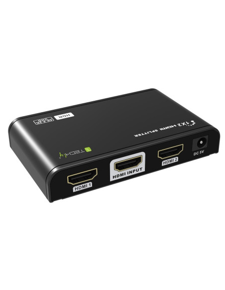 Techly Idata Hdmi2-4K2Hdr Rozgałęziacz Telewizyjny Hdmi 2X Hdmi