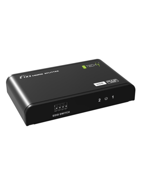 Techly Idata Hdmi2-4K2Hdr Rozgałęziacz Telewizyjny Hdmi 2X Hdmi