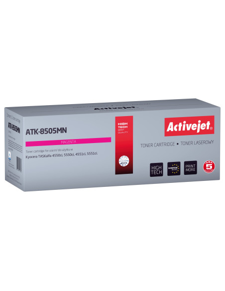 Activejet Atk-8505Mn Toner (Zamiennik Kyocera Tk-8505M  Supreme  20000 Stron  Purpurowy)