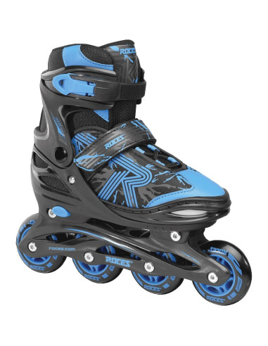 Łyżworolki Roces Jokey 3.0 Boy Czarno-Niebieskie 400845 01
