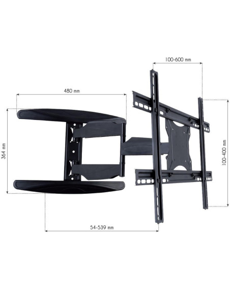 Techly Ica-Plb 171L Uchwyt Do Telewizorów 165,1 Cm (65") Czarny