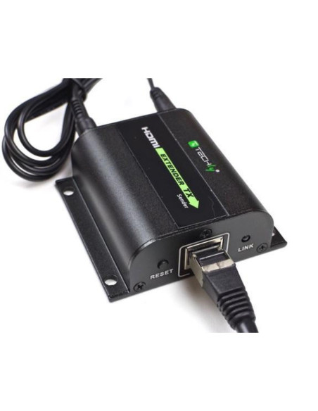 Techly Extender Hdmi Hd 3D 60M Po Rj45 Pilot Ir Idata Ext-E70I