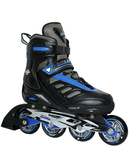 Łyżworolki Outrace Ghost Sky Blue Czarno-Niebieskie Pw-125C  36-39