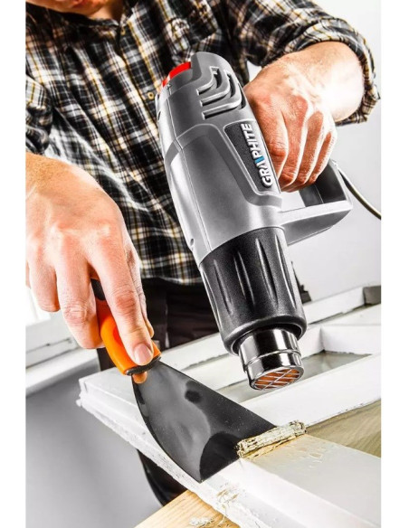 Opalarka 2000W Graphite Zakres Temp. 25-600°C Z Walizką