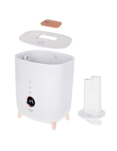Adler Ad 7972 Nawilżacz Powietrza Ultradźwiękowy 4L Biały 23W