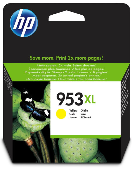 Tusz Hp Żółty Hp 953Xl, Hp953Xl F6U18Ae, 1600 Str.,20 Ml.