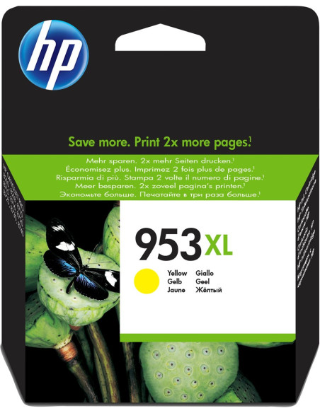 Tusz Hp Żółty Hp 953Xl, Hp953Xl F6U18Ae, 1600 Str.,20 Ml.
