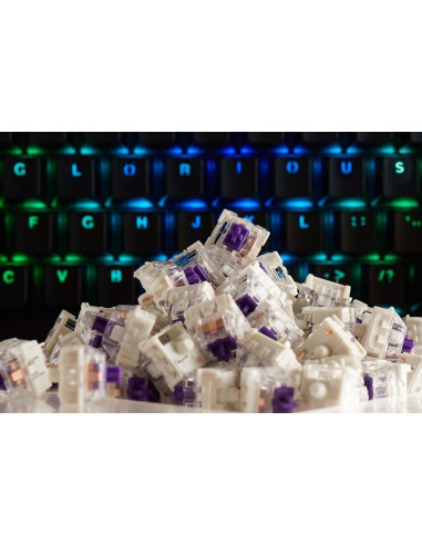 Glorious Pc Gaming Race Kai-Purple Części Do Urządzeń Wejściowych Przełączniki Klawiatury