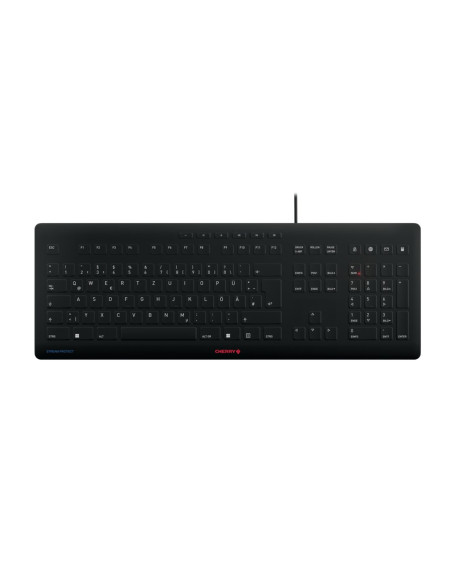 Cherry Stream Klawiatura Uniwersalne Usb Qwertz Niemiecki Czarny
