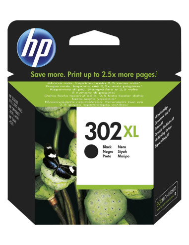 Hp Oryginalny Wkład Atramentowy 302Xl, Czarny Xl