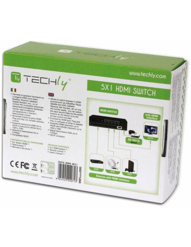 Techly Idata Hdmi-4K51 Przełącznik Wideo