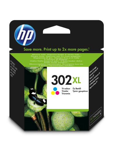 Hp Oryginalny Wkład Atramentowy 302Xl, Trójkolorowy Xl