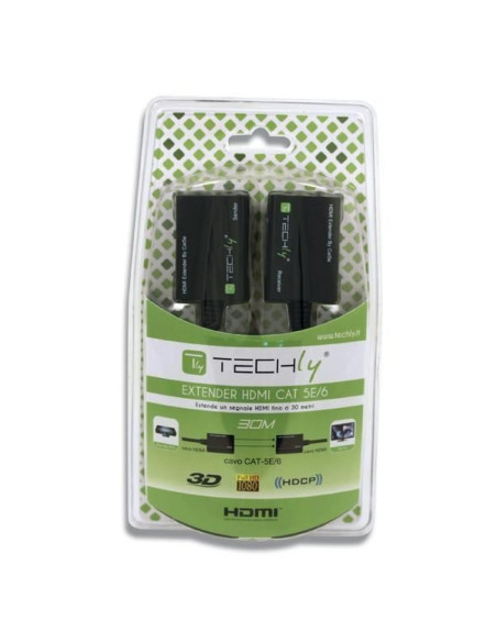 Techly Idata Ext-E30D Rozgałęziacz Telewizyjny Hdmi