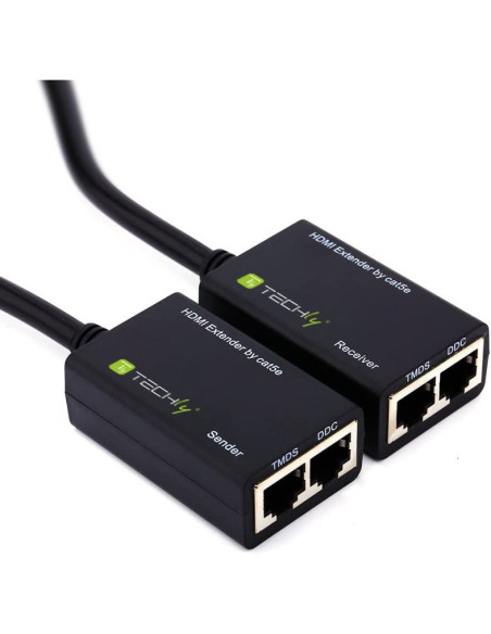Techly Idata Ext-E30D Rozgałęziacz Telewizyjny Hdmi