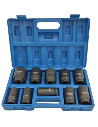 Adler Nasadki Udarowe 3/4" 10Szt. 22,24,27,30,32,33,34,36,38,41