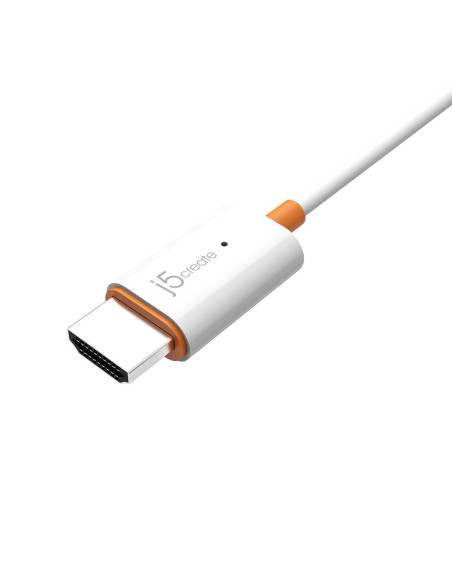 Nadajnik I Odbiornik Audio/Video Bezprzewodowy J5Create Screencast Hdmi™ Wireless Display  Kolor Biały Jvaw56-N