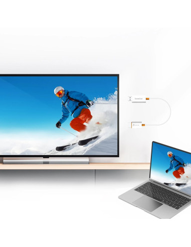 Nadajnik I Odbiornik Audio/Video Bezprzewodowy J5Create Screencast Hdmi™ Wireless Display  Kolor Biały Jvaw56-N