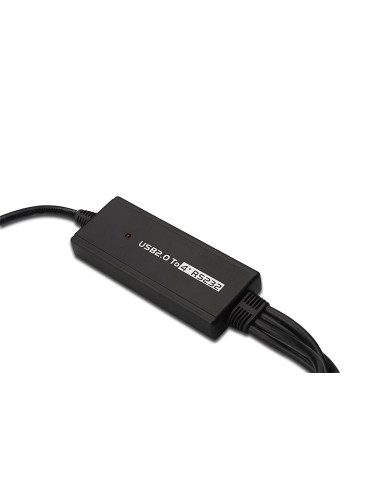 Adapter Digitus Da-70159 (Usb M - 4X Rs-232 M  1,5M  Kolor Czarny)