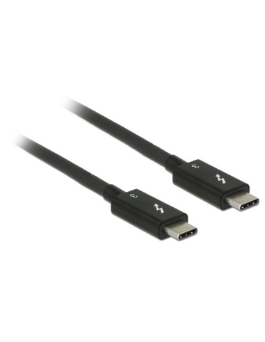 Delock Kabel Thunderbolt 3 M/M 0.5M Czarny 84844