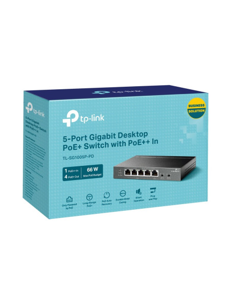 Switch Tp-Link Tl-Sg1005P-Pd (Poe++)