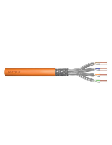 Kabel Instalacyjny Digitus Kat.7, S/Ftp, Dca, Awg 23/1, Lsoh, 50M, Pomarańczowy
