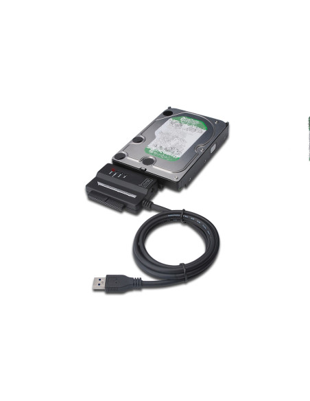 Konwerter Ide, Sata Na Usb 3.0 Z Zasilaczem (12V/2A)