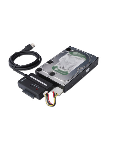 Konwerter Ide, Sata Na Usb 3.0 Z Zasilaczem (12V/2A)