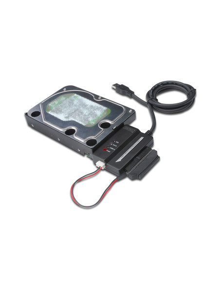 Konwerter Ide, Sata Na Usb 3.0 Z Zasilaczem (12V/2A)