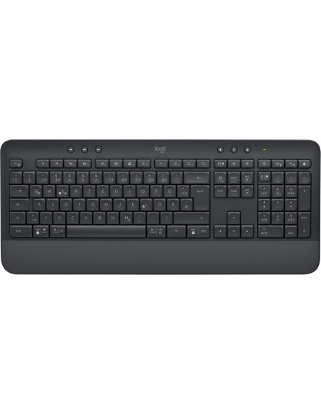 Logitech Signature K650 Klawiatura Biuro Bluetooth Qwertz Niemiecki Grafitowy