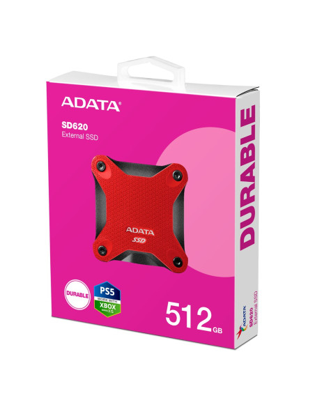 Adata Dysk Ssd Sd620 512Gb Red