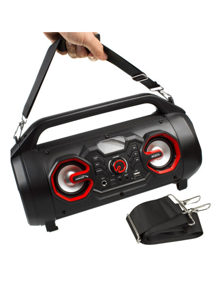 Głośnik Przenośny Bazooka Audiocore, Bluetooth 5.0, Radio Fm, Karta Micro, Sdipx4, 2000Mah, Ac875