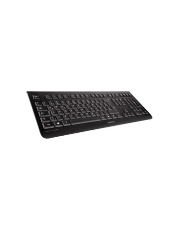 Cherry Dw 3000 Klawiatura Dołączona Myszka Uniwersalne Rf Wireless Azerty Francuski Czarny