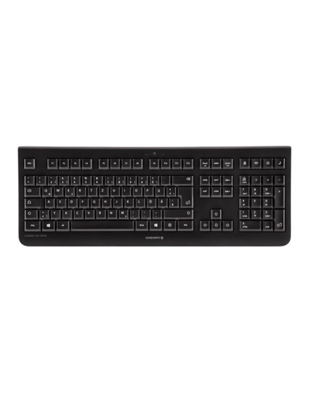 Cherry Dw 3000 Klawiatura Dołączona Myszka Uniwersalne Rf Wireless Azerty Francuski Czarny