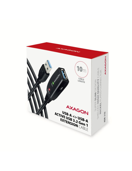 Axagon N Adr-310 Usb 3.2 Gen 1 A-M -  A-F Aktivni Prodlu?Ovaci Repeater Kabel Kabel Usb Usb 3.2 Gen 1 (3.1 Gen 1) 10 M Usb A Cza