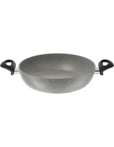 Patelnia Ballarini Ferrara Głęboka Z 2 Uchwytami Granitowa 24 Cm Ferg3K0.24D