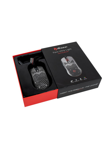 Arozzi Favo Myszka Gaming Po Prawej Stronie Usb Typu-A Optyczny 16000 Dpi