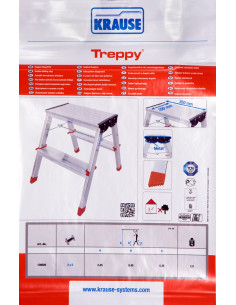 Schodki Dwustronne Składane Krause Treppy 130020 2