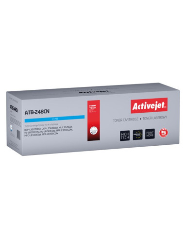 Activejet Atb-248Cn Toner (Zamiennik Brother Tn248C  Supreme  1000 Stron  Niebieski)