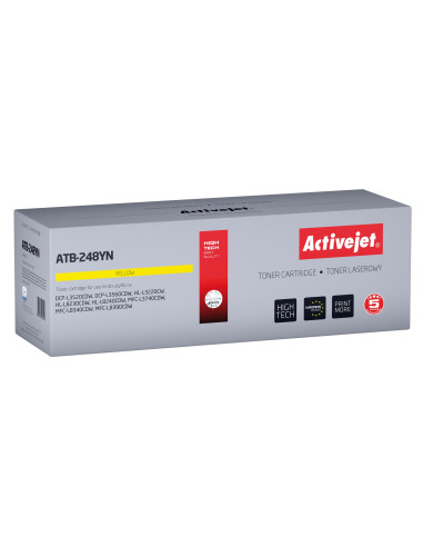 Activejet Atb-248Yn Toner (Zamiennik Brother Tn248Y  Supreme  1000 Stron  Żółty)